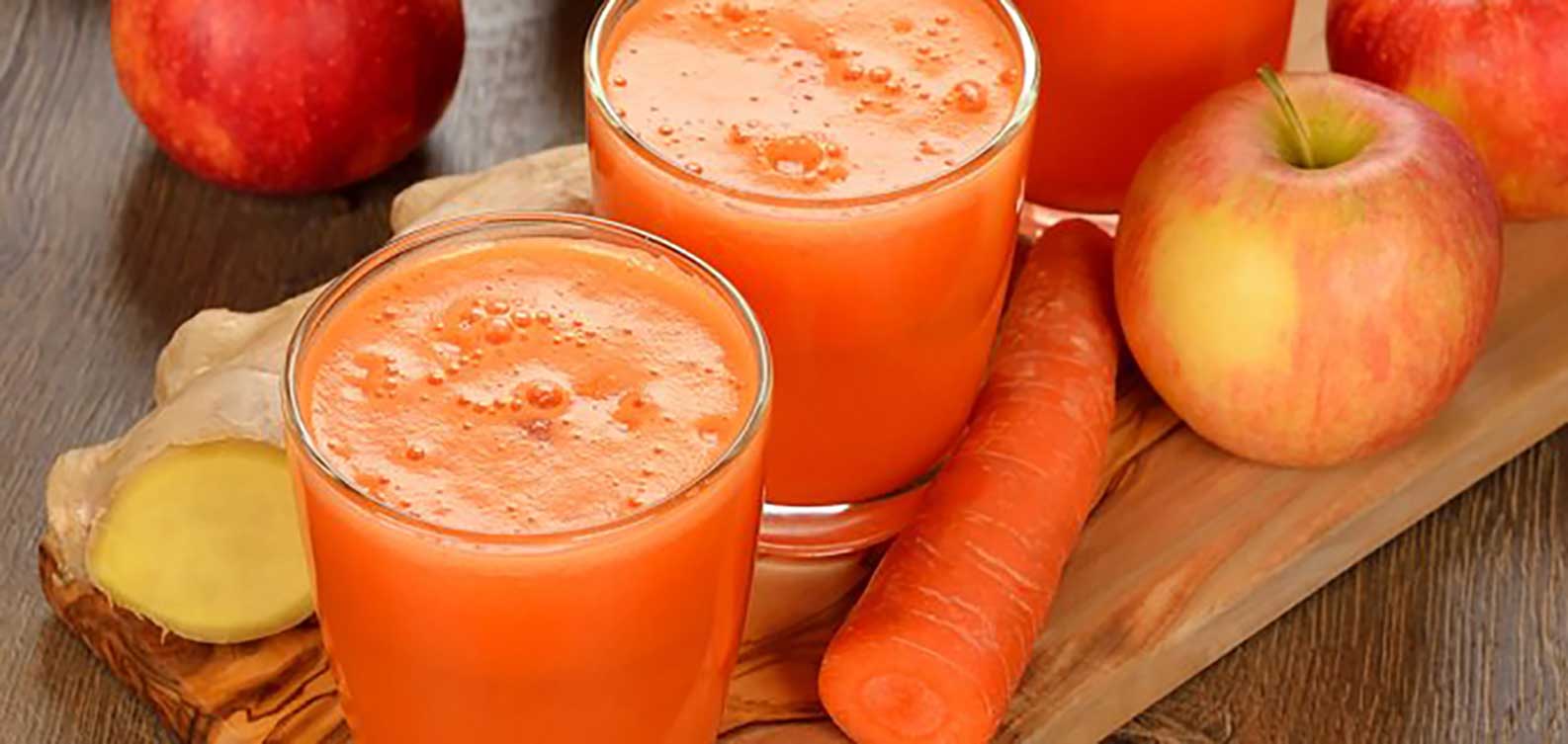 carrot, apple and ginger juice, Recipe, Juicer Portal