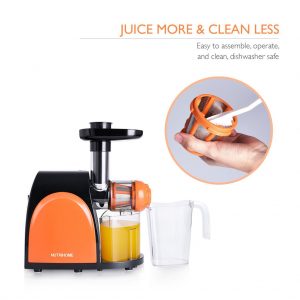 Nutrihome Juicer, Masticating, Juice Extractor, Easy to Clean, Juicer Portal, Review