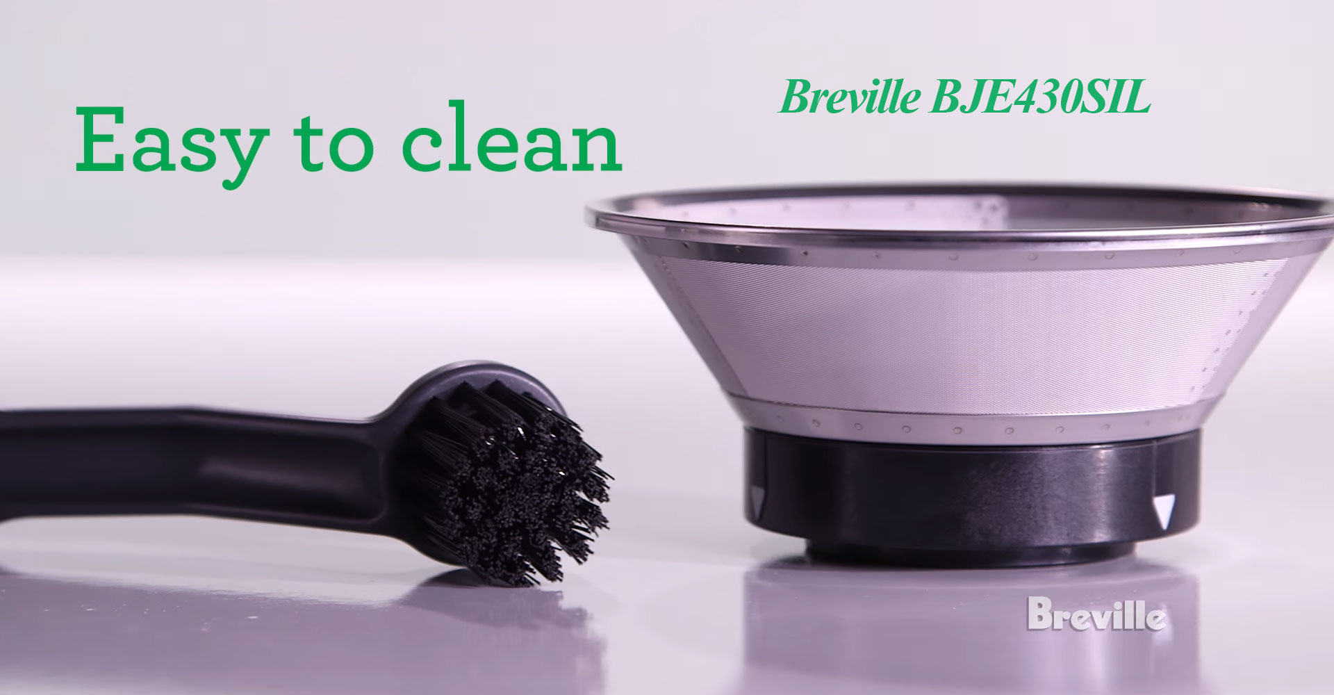 Breville BJE430SIL Easy to Clean