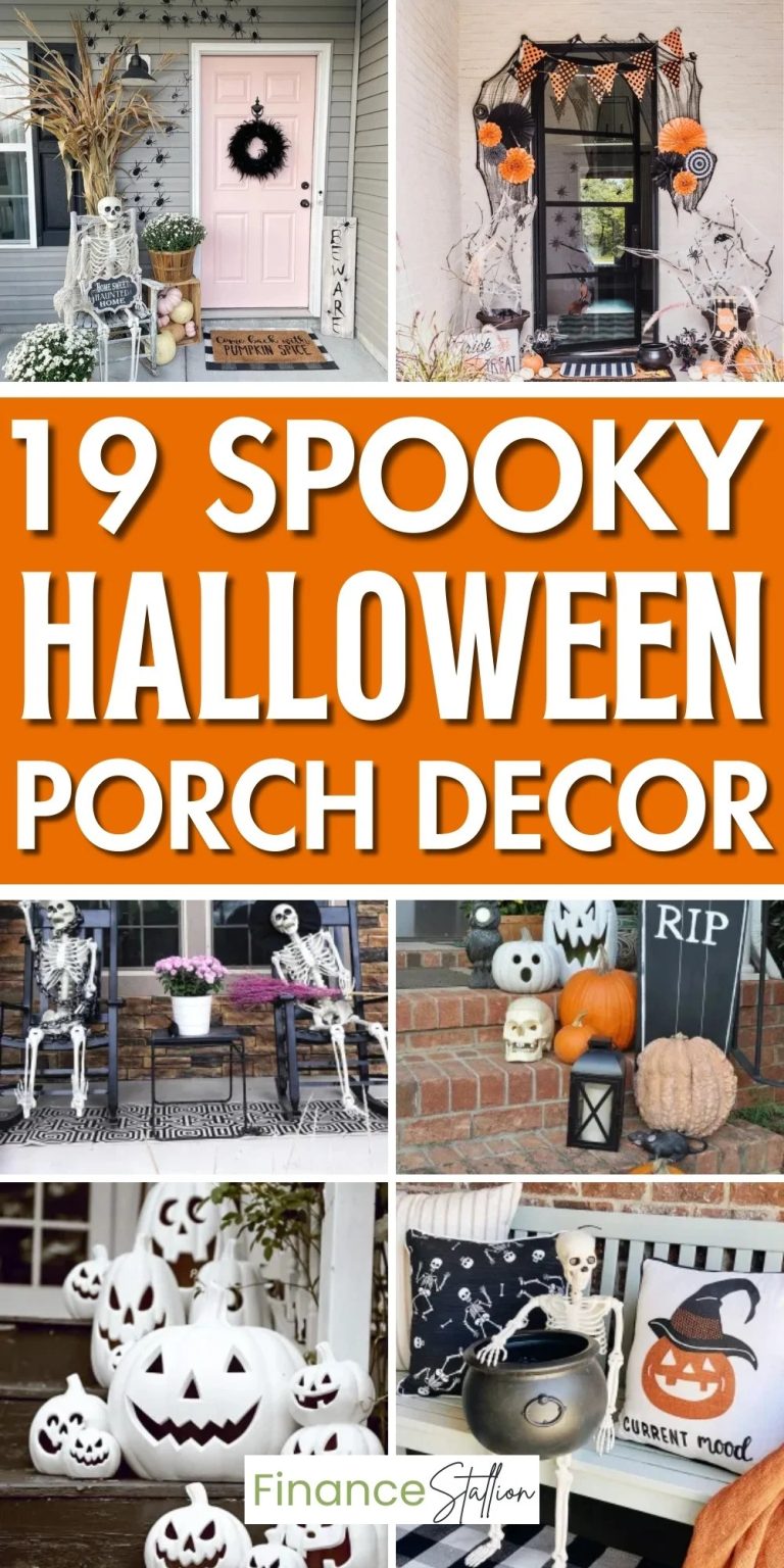 19 Easy Halloween Porch Decorations