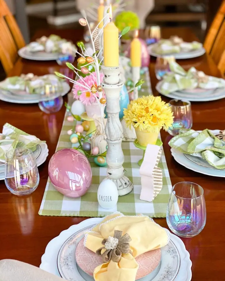 Simple And Elegant Easter Table Decoration Ideas