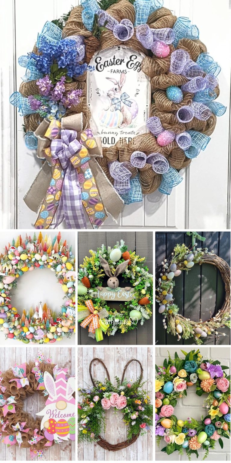 Easter Wreaths For Front Door Decoration