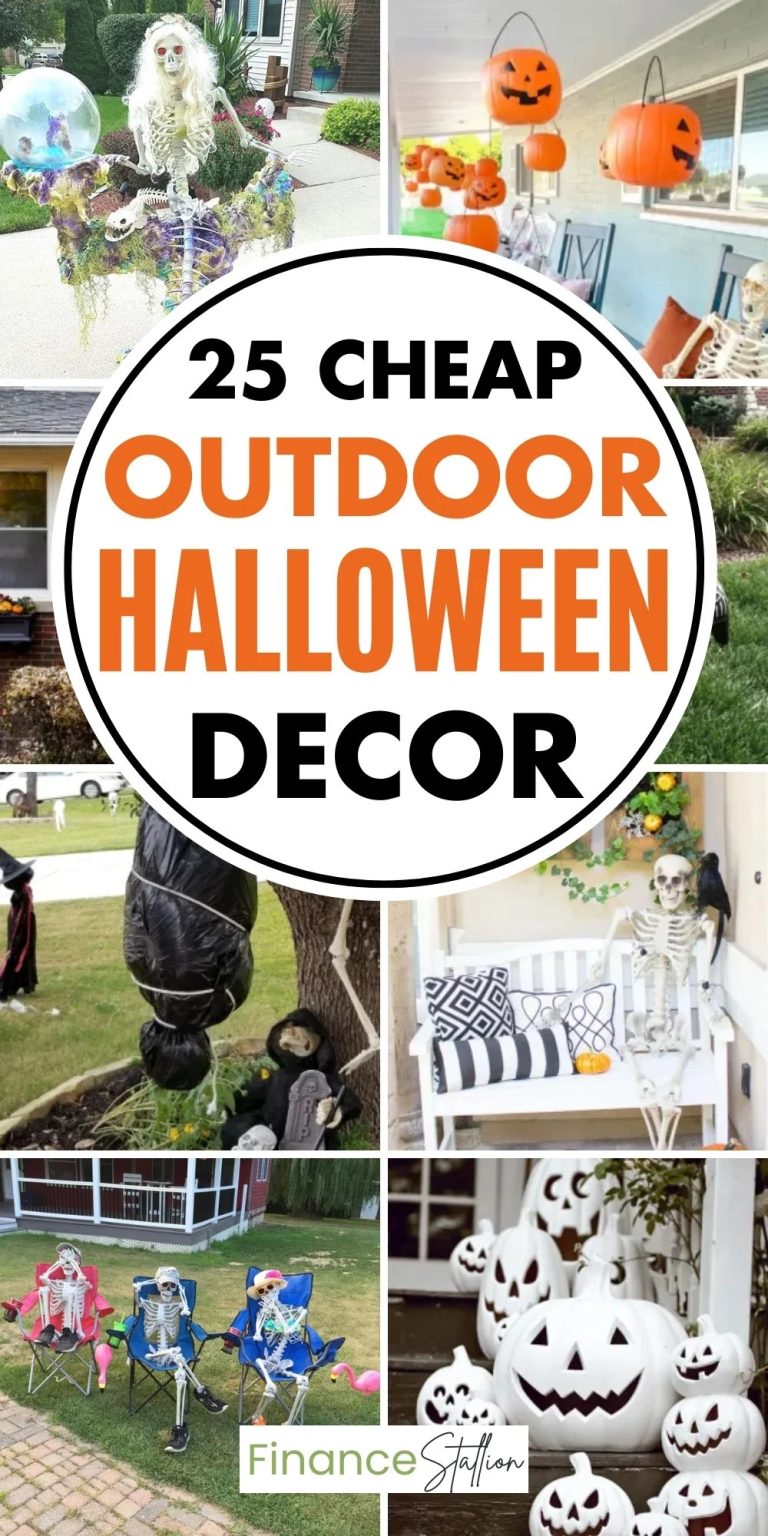 25 Easy Outdoor Halloween Decorations