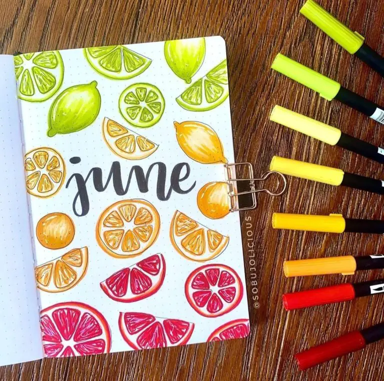 June Bullet Journal Cover Ideas To Inspire Your Creativity