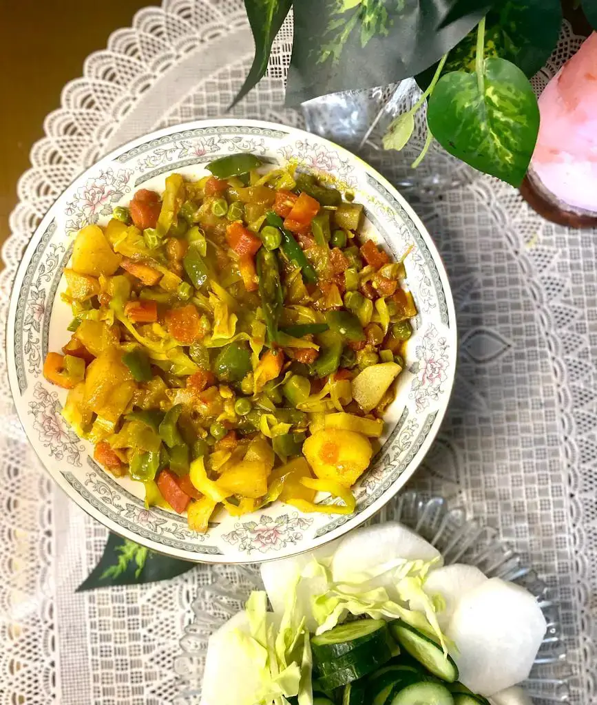 Mix Sabzi Recipe | Pakistani Mix Vegetable Recipe