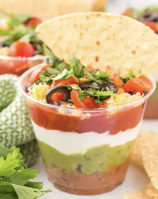13- 7-LAYER DIP CUPS