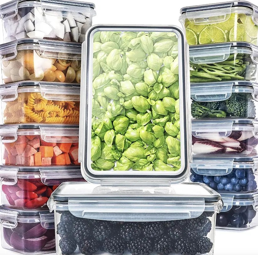 8 PCS Plastic Food Storage